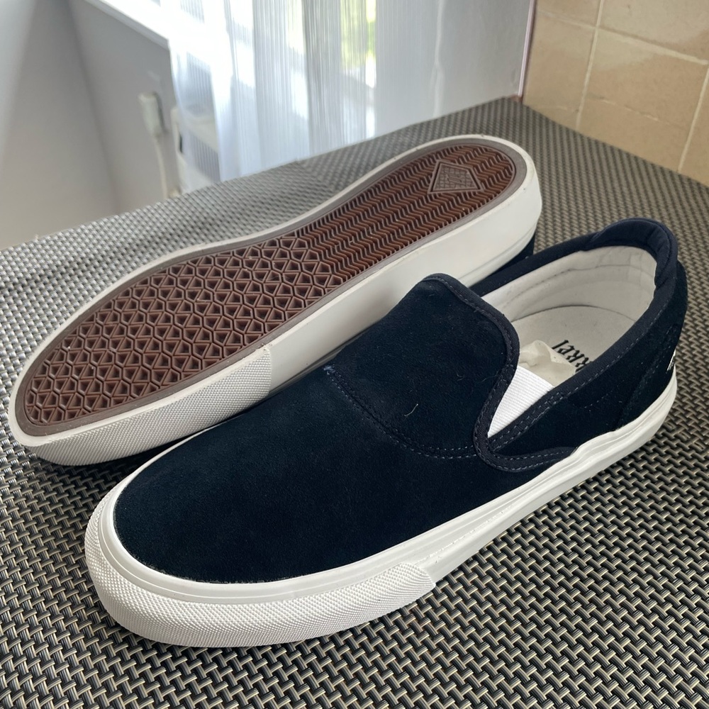 Emerica Wino G6 Kevin Baekkel Blue Slip-Ons Skate Shoes Size 9